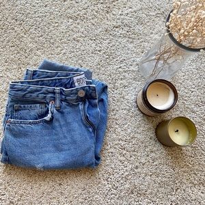 UO BDG bestselling mom jeans light wash